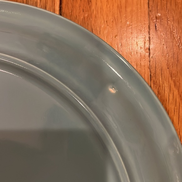 RARE - Crown Corning 11" Dinner Plates - Italy "B-6" - Prego Aqua Teal Turquoise - Picture 7 of 10